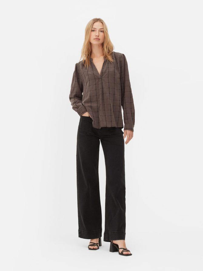 Check Blouse