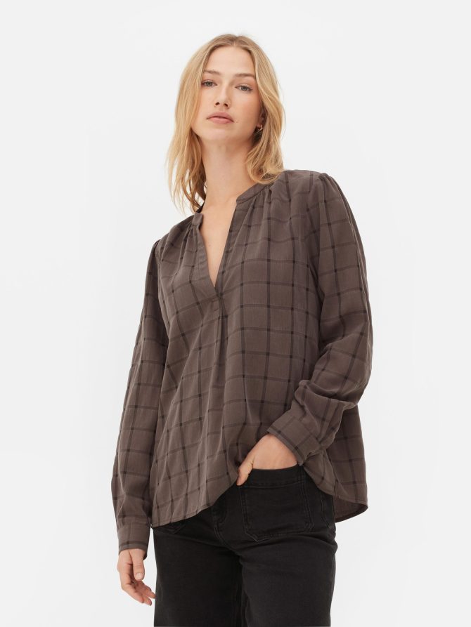 Check Blouse - Image 2