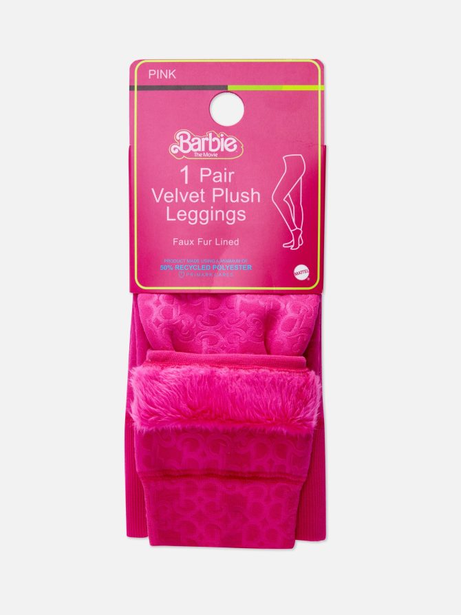 Barbie The Movie Plush Leggings - Image 3