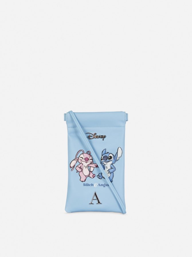 Disney's Stitch and Angel Initial Smartphone Bag
