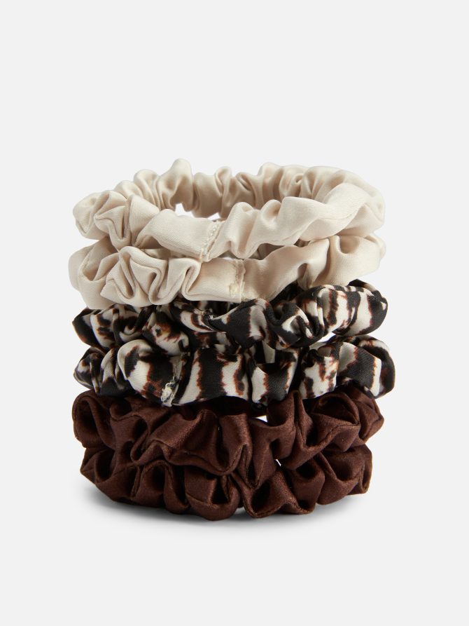 6-Pack Multi Micro Scrunchies