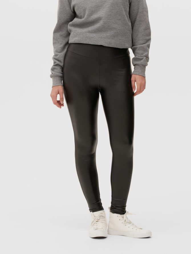 Faux Leather Leggings - Image 2