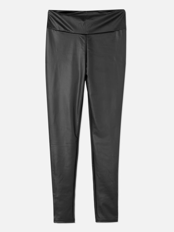 Faux Leather Leggings - Image 5