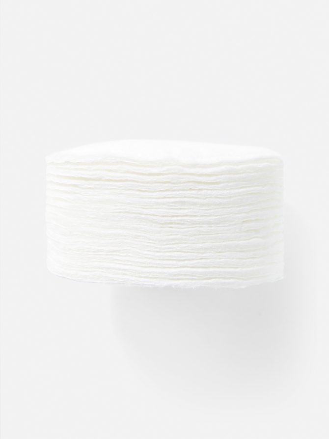 100-Pack Oval Cotton Cosmetic Pads