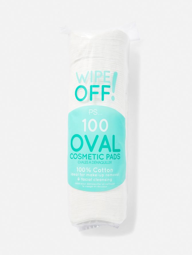 100-Pack Oval Cotton Cosmetic Pads - Image 3